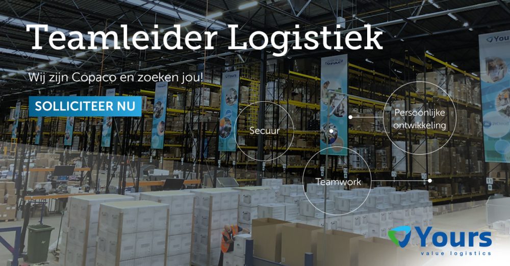 Foto voor teamleider logistiek Yours Value Logistics